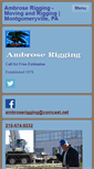 Mobile Screenshot of ambroserigging.com